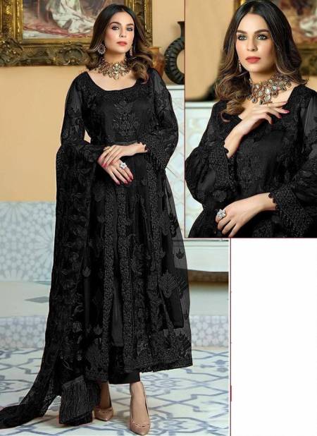 Black KF 122 New Latest Designer Silk Exclusive Salwar Suit Collection 122 E